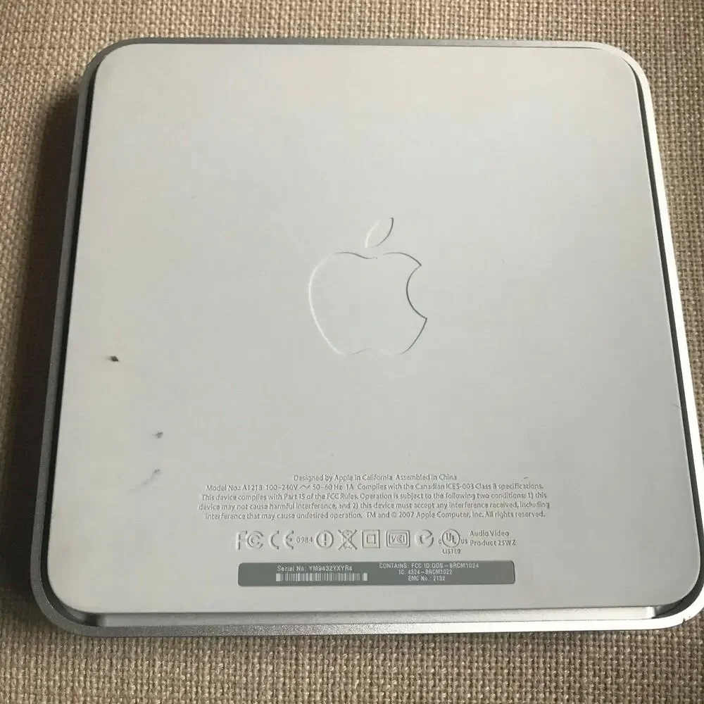 Apple TV (1st Generation) 160GB Media Streamer - A1218 No Remote No Plug WORKS